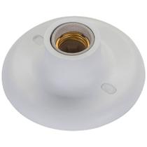 Plafonier Soquete de Porcelana E-27 100 Watts Branco - PL15/BR - KIN