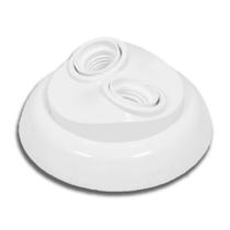 Plafonier Soquete PL para 2 Lâmpadas E27 220W Perflex