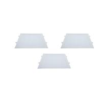 Plafons Modaza de Embutir , 24W, Branco - 3 Unidades