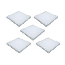 Plafons Modaza de Sobrepor , 24W, Branco - 5 Unidades