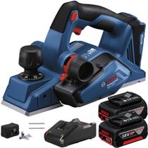 Plaina 18V GHO 185-LI com 2 Baterias e Carregador Bivolt BOSCH Plaina 18V GHO 185-LI com 2 Baterias e Carregador Bivolt BOSCH