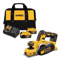 Plaina Dcp580 2 Bateria 20v 5ah Max + Carreg Dewalt Bivolt