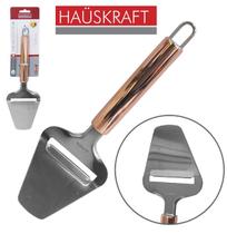 Plaina de queijo de inox cabo metalizado rose gold hauskraft 21,5cm