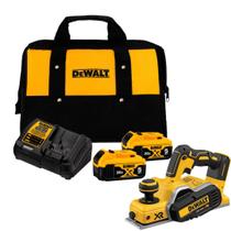 Plaina Elétrica 2 Baterias 20V 5ah XR Dcp580b Dewalt + Bolsa