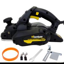 Plaina Elétrica 220v 650W 82mm Profissional Titanium