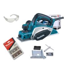 Plaina Elétrica 3.1/4 620W Makita Kp0800 82Mm + Itens 220V Plaina Elétrica 3.1/4 620W Makita Kp0800 82Mm + Itens 220V