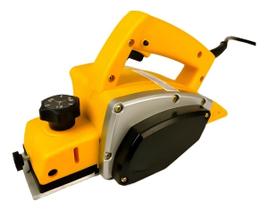 Plaina elétrica manual SA Tools Sa1900 8.2cm 127V cor amarelo