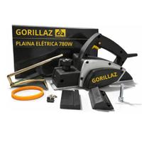 Plaina Elétrica SW 4 Preta/Prata 780W 82mm 110V Gorillaz