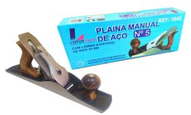 Plaina Manual Madeira Número 5 Para Marceneiro Profissional
