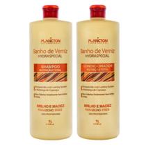 Plancton Banho de Verniz KIT Shampoo + Condicionador 1L