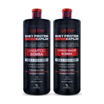 Plancton - Kit Whey Protein Pós Química - Shampoo + Condicionador 1L