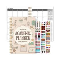 Planejador Acadêmico A5 2026-2027, Organizador Semanal E Mensal, Caderno Espiral, Calendário Para Planejador Acadêmico A5 2026-2027, Organizador Semanal E Mensal, Caderno Espiral, Calendário Para