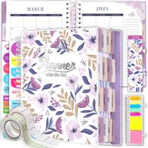 Planejador: Arundhati, 12 meses, 2025, diariamente, semanalmente, mensalmente