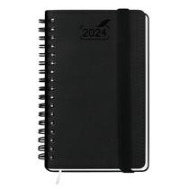 Planejador BEZEND Pocket 2024: diário, semanal, mensal, 12 meses