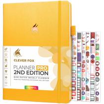Planejador de agenda semanal Clever Fox Planner PRO 2ª edição