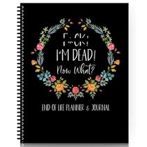 Planejador de fim de vida OYB I'm Dead Now What Planner A5 Planejador de fim de vida OYB I'm Dead Now What Planner A5