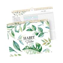 Planejador De Hábitos A4, 12 Meses, Sem Data, Diário, Semanal, Mensal, Caderno Com Encadernação Planejador De Hábitos A4, 12 Meses, Sem Data, Diário, Semanal, Mensal, Caderno Com Encadernação