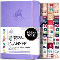 Planejador de orçamento Clever Fox Expense Tracker A5 Lavender