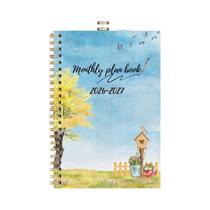 Planejador Mensal A5 Com Espiral, Calendário De 24 Meses, Organizador De Notas E Agenda, Material Planejador Mensal A5 Com Espiral, Calendário De 24 Meses, Organizador De Notas E Agenda, Material