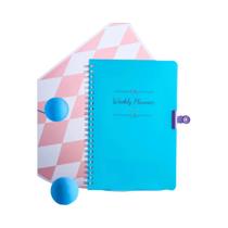 Planejador Semanal A5 2024 Agenda De 52 Semanas Caderno Com Estojo Materiais Escolares E De