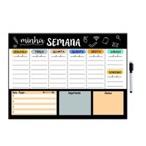 Planejador Semanal e Agenda Minha Semana 4 29X40Cm Metal
