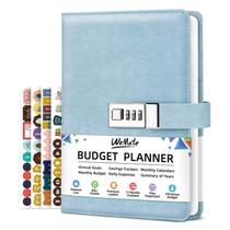 Planejador WEMATE Budget Planner 2025 com Lock Blue A5