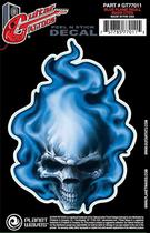 Planet Waves Guitar Tattoo Blue Flame Skull GT77011