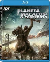 Planeta Dos Macacos O Confronto - Blu-Ray 3D + Blu-Ray Filme Ação - Fox