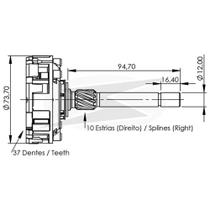 PLANETARIA MOTOR PARTIDA para HILUX 07/ FRONTIER 04/ S10/ BL