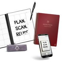 Planificador Diario Inteligente Reutilizable Rocketbook Ejecutivo Color Granate