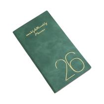 Planificador Portátil A6 2026 Com 64 Folhas, 128 Páginas, Índice Com Marcadores, Caderno De Gestão