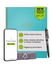 Planificador Rocketbook Flex Inteligente Reutilizable en Tamaño Carta Color Teal