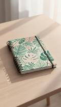 Planner 2025 Espiral Capa Dura Estampa Natureza