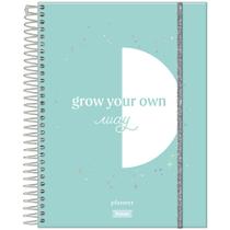 Planner 2025 Semanal Esp Fluor Mix Soft Verde Água Foroni