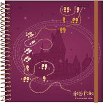 Planner 2026 Jandaia Espiral 17,5x24,2cm Capa Dura 160 Páginas Harry Potter Fosco Sortido