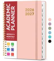 Planner Acadêmico Taja 2026-2027 Mensal Semanal A5 Rosa Planner Acadêmico Taja 2026-2027 Mensal Semanal A5 Rosa