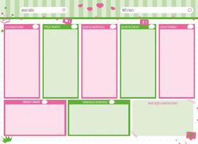 Planner Bloco de Mesa Be Mine Permanente Semanal 70 folhas