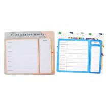 Planner Bloco Em Papel Agenda Permanente Com 46 Folhas Verde