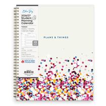 Planner Blue Sky Acadêmico 2026-2027 22x28 cm Encadernação Wirebound