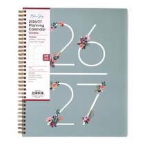 Planner Blue Sky Acadêmico 2026-2027 22x28 cm Encadernado com Arame