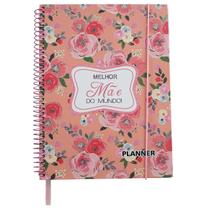 Planner Caderno Rosa Anual Dia Das Mães Feminino 80 Páginas