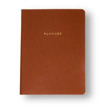 Planner Cícero Revista Clássica Caramelo 19 x 25 cm