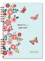 Planner Compacto Mensal Borboletas - Fina Ideia