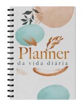 Planner da vida diária - branco, verde e marrom