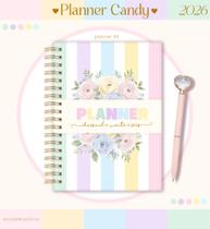 Planner Datado 2026 capa dura e pingente A5 Planner Datado 2026 capa dura e pingente A5