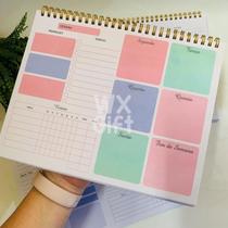 Planner de Anotação Semanal Permanente - Interponte / WX Gift