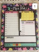 Planner de Metal com Caneta - Tamanho 26 x 20 cm - no-brand Planner de Metal com Caneta - Tamanho 26 x 20 cm - no-brand