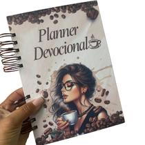 Planner Devocional Café com Deus 200 folhas Sakura Shop