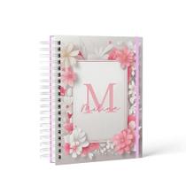 Planner Devocional Floral Rosa - A5 com Capa Dura
