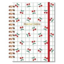 Planner Diário Agenda com Envelope e Adesivos Planejamento Diário 2026 Tam 14,5 cm x 20,5 cm 80